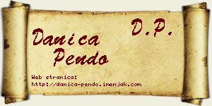 Danica Pendo vizit kartica